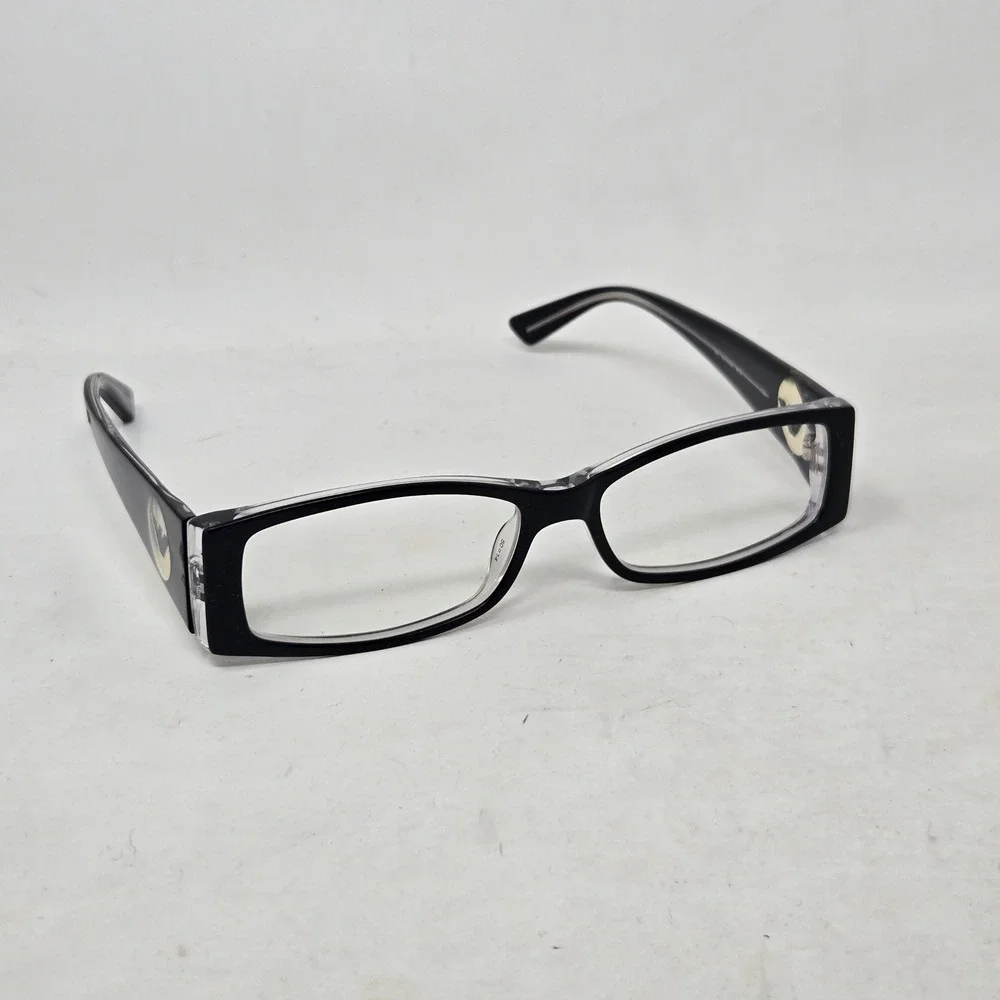 Emporio Armani EA 9466 Black Clear Rectangular Eyeglass Frames Italy 50-14-140